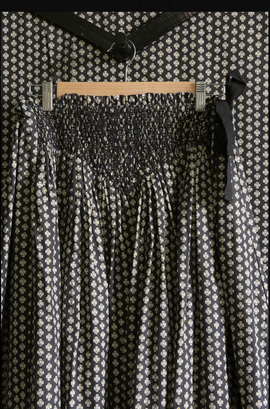 "IRIS" SKIRT_Provençal print_Suranné