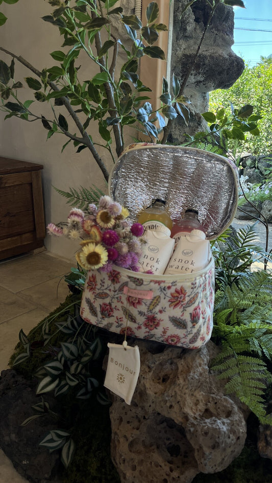 Cooler bag in Bonjour spirit_Aline print_Bonjour