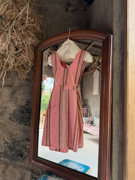 Apron_Pink Transat Stripes